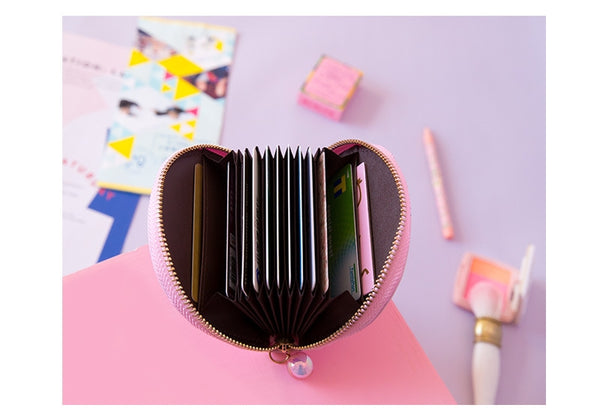Cutie Girl [Hey Rabbit] Card Holder Pouch By Milkjoy