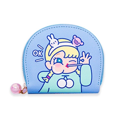 Cutie Girl [OK Girl] Card Holder Pouch By Milkjoy [Defective Piece]