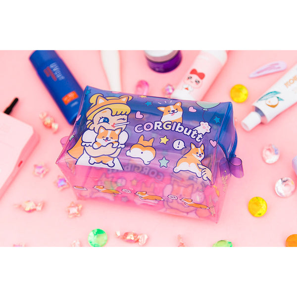 Cutie Girl [Corgi Butt] Jelly Box Pouch By Milkjoy