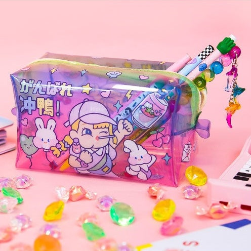 Cutie Girl Rushing Jelly Box Pouch By Milkjoy