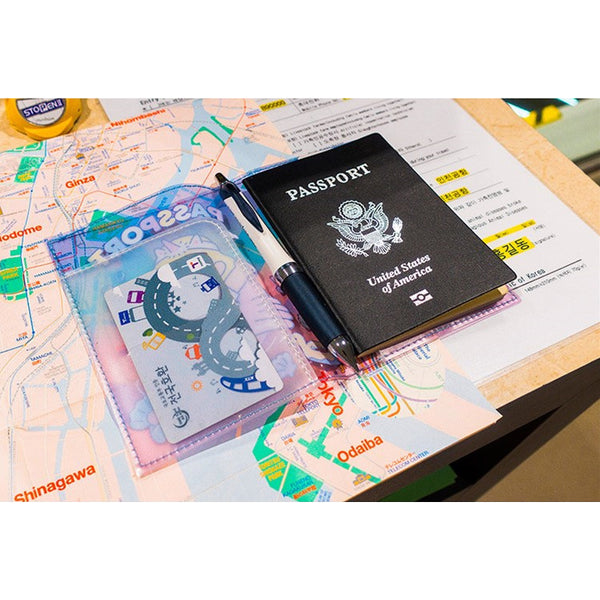 Cutie Girl [Unicorn Float] Jelly Passport Cover By Milkjoy