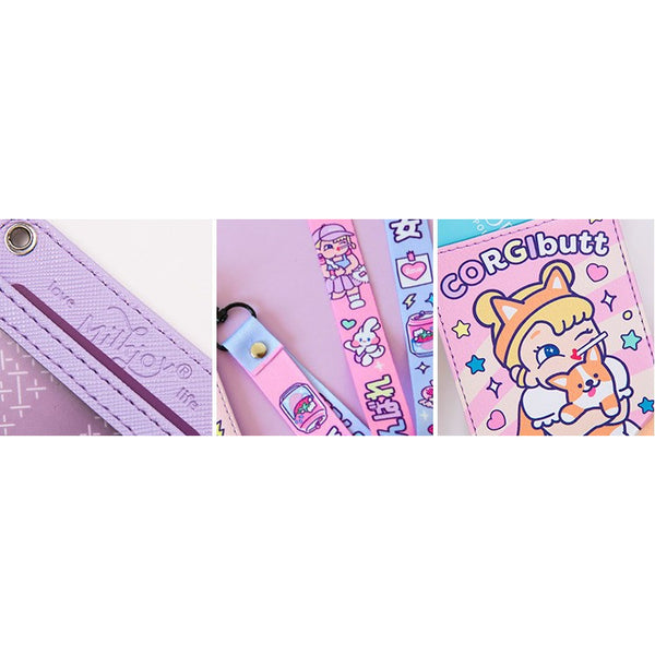 Cutie Girl [Honey] Lanyard Card Holder By Milkjoy