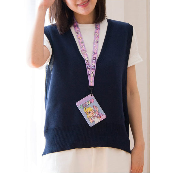 Cutie Girl [Honey] Lanyard Card Holder By Milkjoy