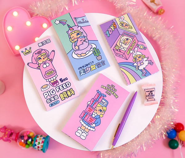 Cutie Girl Notepad By Milkjoy