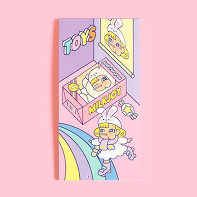 Cutie Girl Skating Notepad By Milkjoy