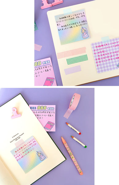 Cutie Girl Unicorn Notepad By Milkjoy