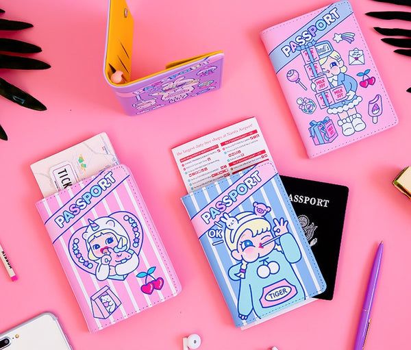 Cutie Girl [Unicorn] Passport Cover By Milkjoy
