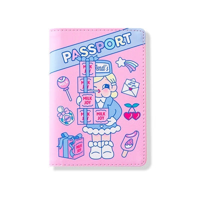 Cutie Girl Budapest Hotel Passport Cover By Milkjoy