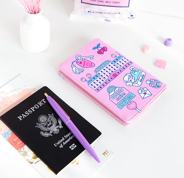 Cutie Girl Budapest Hotel Passport Cover By Milkjoy
