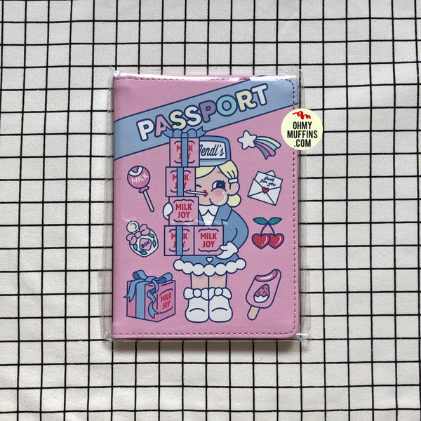 Cutie Girl Budapest Hotel Passport Cover By Milkjoy