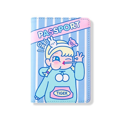 Cutie Girl Ok Ok Passport Cover By Milkjoy