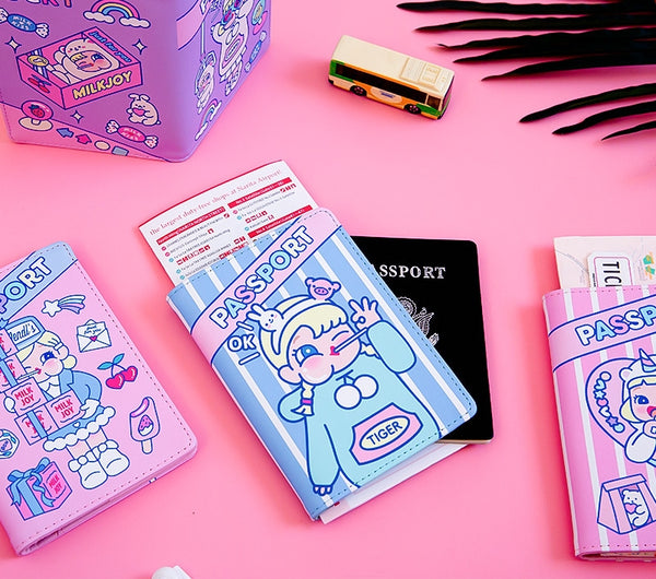 Cutie Girl [OK OK] Passport Cover By Milkjoy