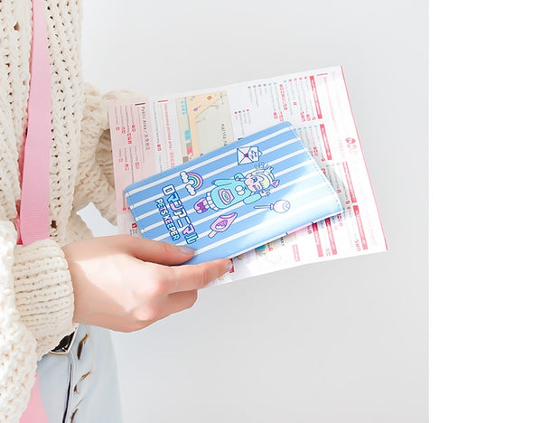 Cutie Girl Ok Ok Passport Cover By Milkjoy