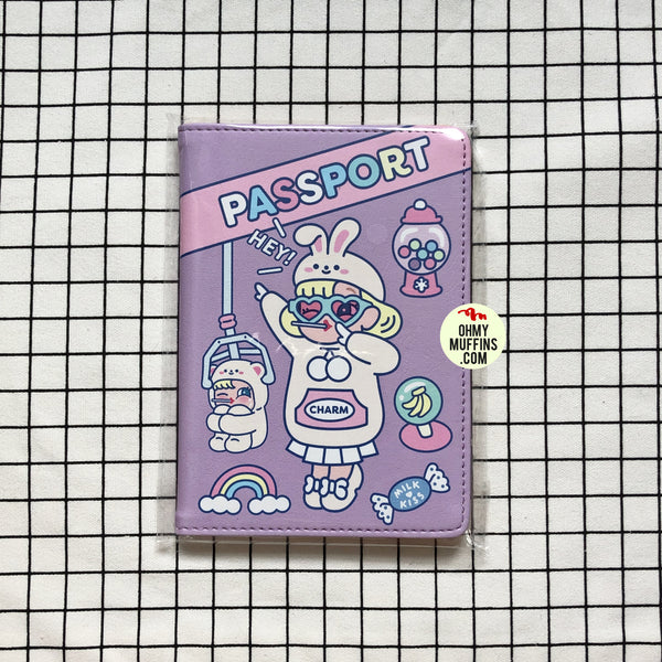 Cutie Girl UFO Catcher Passport Cover By Milkjoy