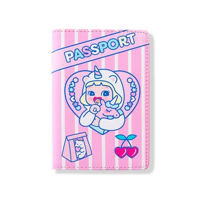 Cutie Girl Unicorn Passport Cover By Milkjoy