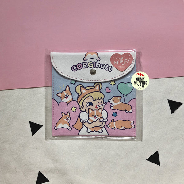 Cutie Girl Corgi Butt Sanitary Holder Pouch By Milkjoy