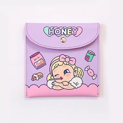 Cutie Girl Honey Sanitary Holder Pouch By Milkjoy