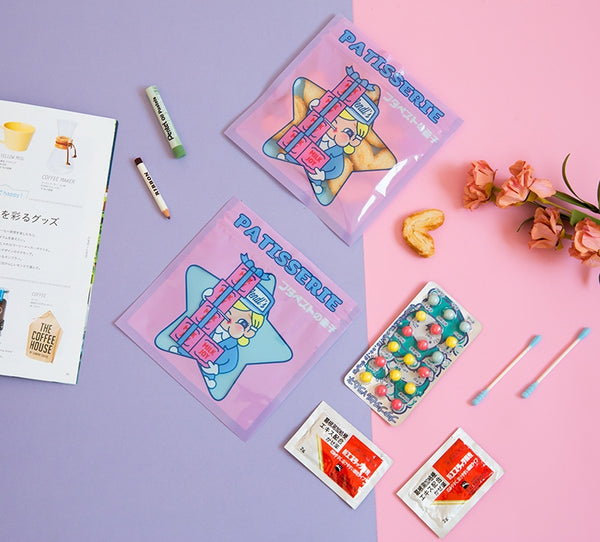 Cutie Girl Lobby Boy Storage Zipper Bag By Milkjoy