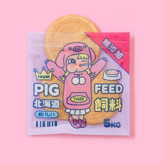 Cutie Girl Pig Feed Storage Zipper Bag By Milkjoy