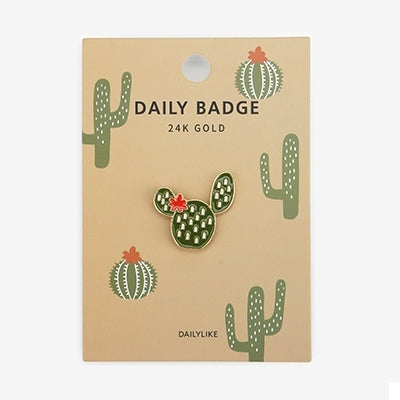 Daily Badge Cactus Pin By Dailylike