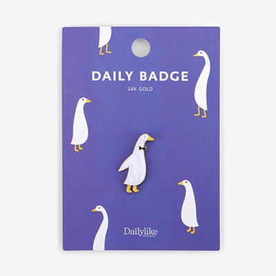 Daily Badge Goose Pin By Dailylike