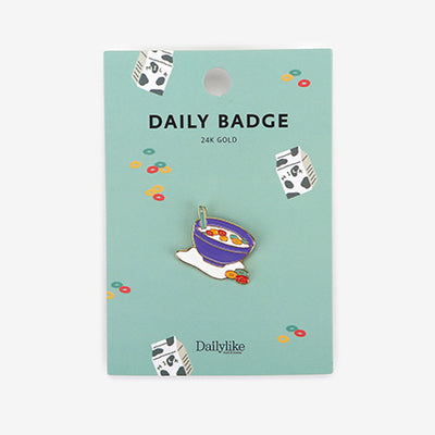 Daily Badge Cereal Pin By Dailylike
