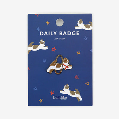 Daily Badge Circus Dog Pin By Dailylike