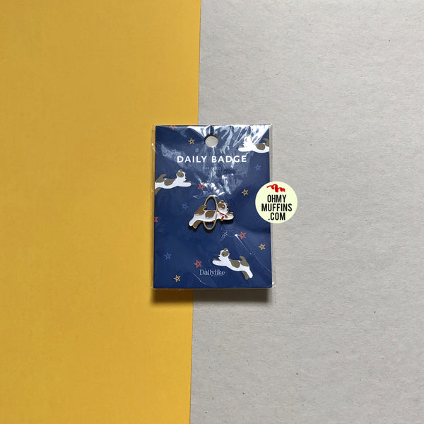 Daily Badge Circus Dog Pin By Dailylike