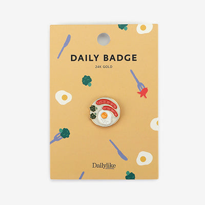 Daily Badge [Good Morning] Pin By Dailylike