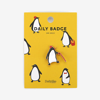 Daily Badge Penguin Pin By Dailylike