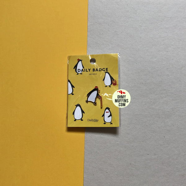 Daily Badge Penguin Pin By Dailylike
