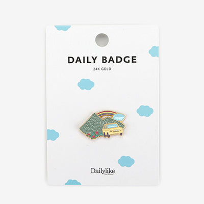 Daily Badge Rainbow Pin By Dailylike