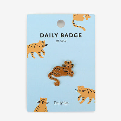 Daily Badge Tiger Pin By Dailylike