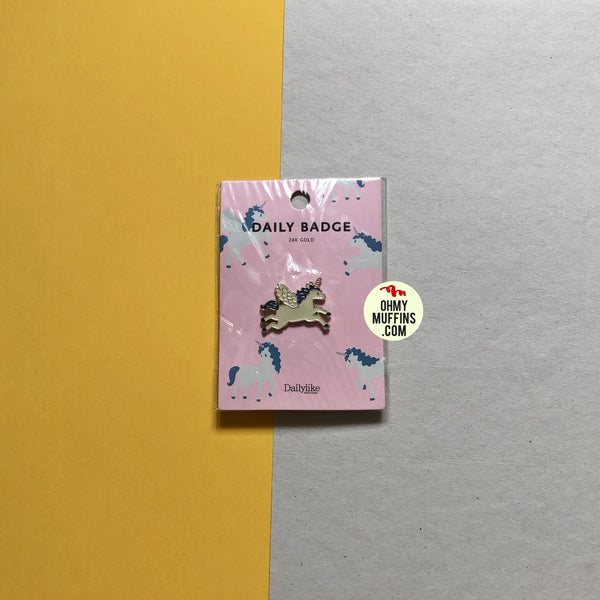 Daily Badge Unicorn Pin By Dailylike