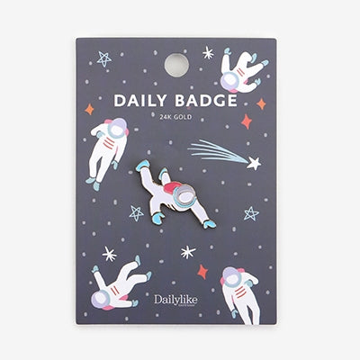 Daily Badge Space Man Pin By Dailylike