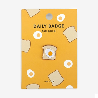 Daily Badge Egg Toast Pin By Dailylike