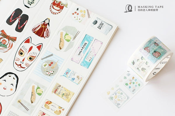 Face Mask Washi Tape