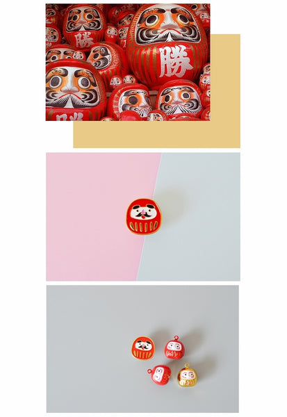 Japanese Style [Daruma Doll] Pin By 生活日记