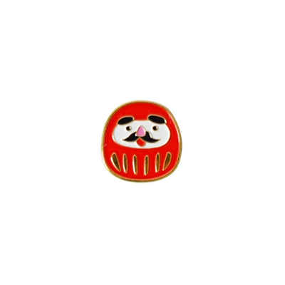 Japanese Style Pin Daruma By 生活日记