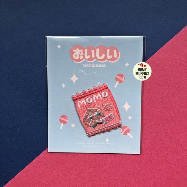 Delicious [Momo Sweet] Embroidered Sticker Patch
