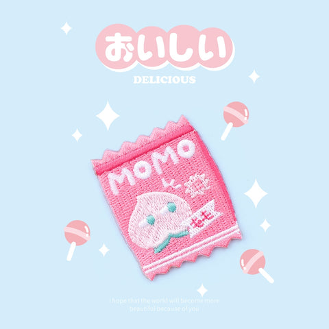 Delicious [Momo Sweet] Embroidered Sticker Patch