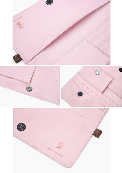 Canvas Long Wallet By 小野 Xaoye