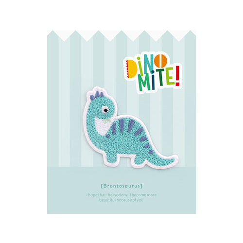 Dinomite [Brotosaurus] Embroidered Sticker & Iron-On Patch