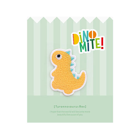 Dinomite [Tyrannosaurus Rex] Embroidered Sticker & Iron-On Patch
