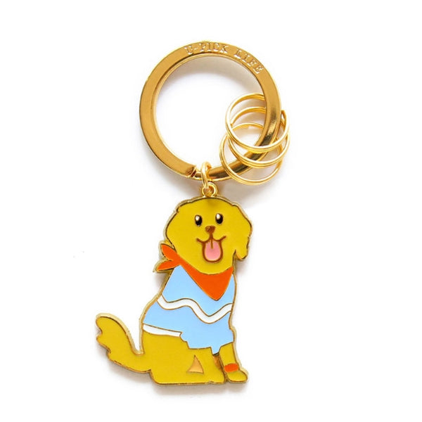 Cute Dog Key Chain By U-Pick Golden Retriever