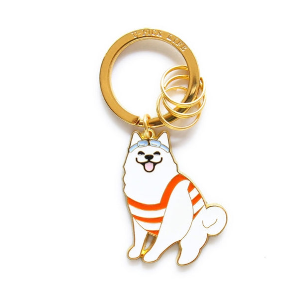 Cute Dog Samoyed Key Chain By U-Pick