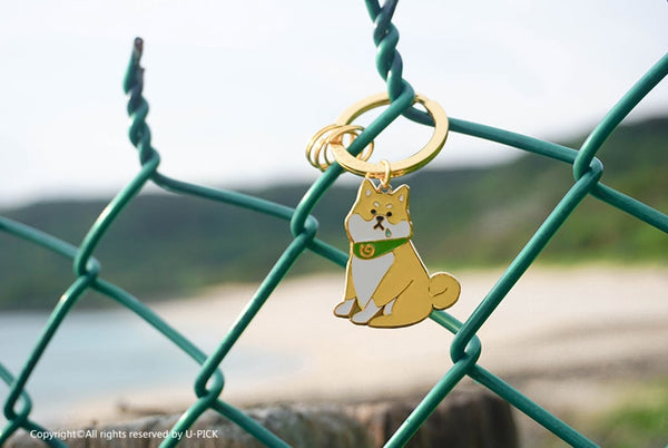 Cute Dog Key Chain By U-Pick Shiba Inu