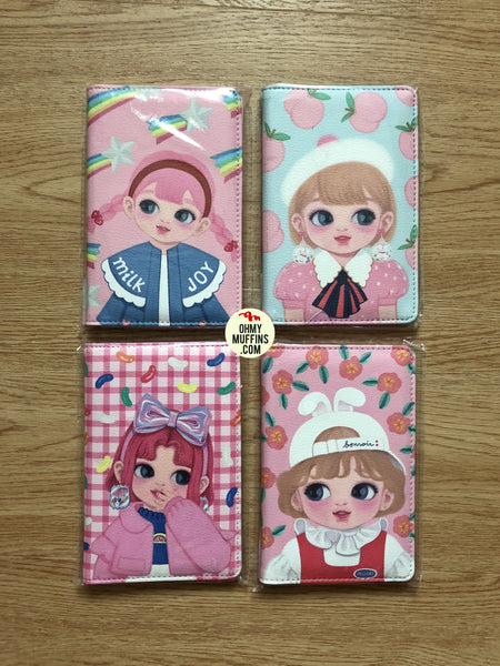 Dolly Girl Passport Cover Holder By Milkjoy