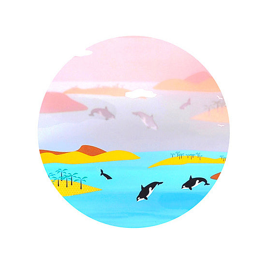 Transparent [Dolphin] Box Pouch With Strap By TUOUO
