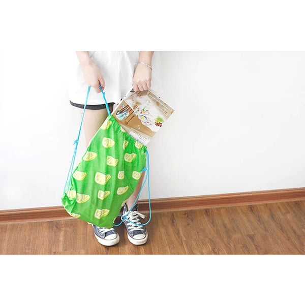 Drawstring [Lemon] Backpack By U-Pick